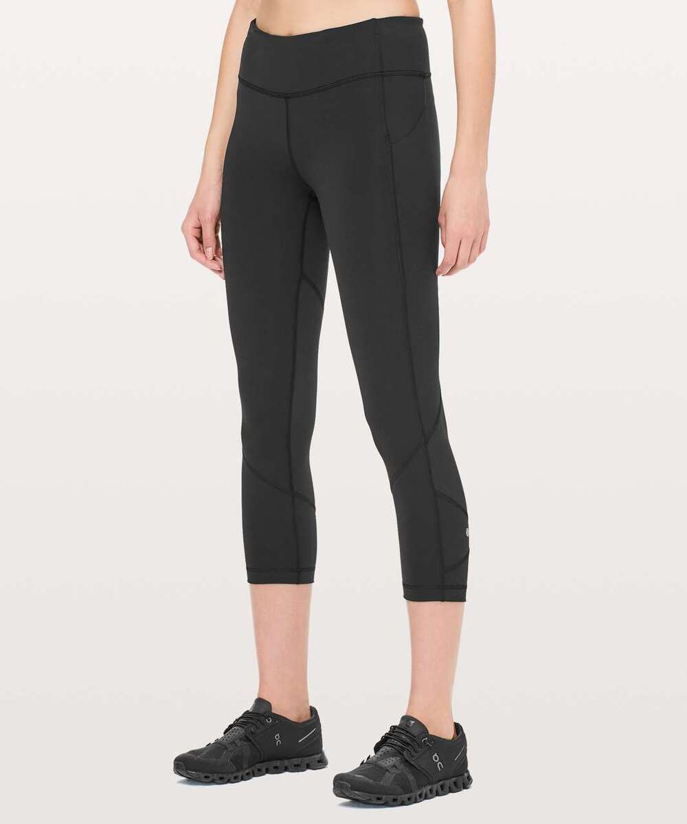 Lululemon Pace Rival High-Rise Crop 22" Size 4 Black